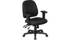 Office Star Ratchet Back Multi Function Ergonomic Task Chair - Black