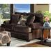 Lark Manor™ Adaley 69" Loveseat w/ Reversible Cushions Microfiber/Microsuede in Brown | 41 H x 69 W x 43 D in | Wayfair