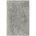 White 114 x 0.28 in Area Rug - Rosdorf Park Linke Oriental Handmade Tufted Gray Area Rug Viscose/Wool, Cotton | 114 W x 0.28 D in | Wayfair