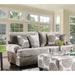 Lark Manor™ Adaley 92" Sofa w/ Reversible Cushions Microfiber/Microsuede in Gray | 41 H x 92 W x 43 D in | Wayfair BA6AF0618EFD43099F8DFA869358CD5A