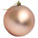 Vickerman 446966 - 10" Rose Gold Matte Ball Christmas Tree Ornament (N592558DMV)