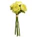 Vickerman 522455 - 9" Mini Green Ranunculus Spray 3/Pk (FA186604) Home Office Flower Bundles