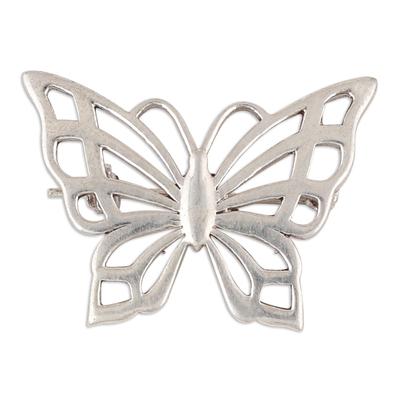 Dainty Butterfly,'Sterling Silver Butterfly Brooch Crafted in India'
