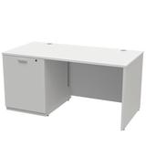 Symple Stuff Lauber Multi Functional Desk Wood in White | 29 H x 60 W x 30 D in | Wayfair 772F9554D88B43FD98DA894341FBB790