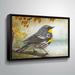 Charlton Home® 'Wetland Warbler' - Print on Canvas in Gray/Green | 8 H x 10 W x 2 D in | Wayfair 3B3C0533BED74498BBBA6779E2461D1D