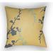 August Grove® Teena Indoor/Outdoor Throw Pillow Polyester in Blue/Yellow | 22 H x 22 W x 5 D in | Wayfair AGGR4695 38952997