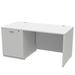 Symple Stuff Lauber Multi Functional Desk Wood in Gray/Brown | 29 H x 60 W x 30 D in | Wayfair 41AED25F9F9F42C683EB6EC08DE085B0