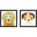 Ivy Bronx Beach Bums Golden & Terrier I - 2 Piece Picture Frame Graphic Art Print Set on Paper in White | 25.5 H x 40.5 W x 1 D in | Wayfair