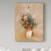 Trademark Fine Art 'Vase of Flowers' by Oil Painting Print on Wrapped Canvas Metal | 32 H x 24 W x 2 D in | Wayfair BL02196-C2432GG