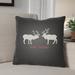 The Holiday Aisle® Glad Tidings Indoor/Outdoor Throw Pillow Polyester/Polyfill blend in Red | 20 H x 20 W x 4 D in | Wayfair THDA8961 43956801