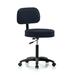 Perch Chairs & Stools Height Adjustable Exam Stool w/ Basic Backrest Metal in Black | 41.25 H x 24 W x 24 D in | Wayfair WTBA2-BIMF