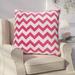 Isabelle & Max™ Aamna Outdoor Pillow Cover & Insert Polyester/Polyfill blend in Pink | 18 H x 18 W in | Wayfair VVRO4183 31740165