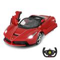 RASTAR Ferrari Drifting RC Car, 1/14 Ferrari LaFerrari Aperta Remote Control Car - Convertible Top, Open Doors, Working Lights, Gifts for Kids Boys