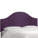 Alcott Hill® Velvet Panel Headboard Upholstered/Velvet in Black/Indigo | 54 H x 56 W x 4 D in | Wayfair ALCT2140 25541143