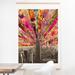 East Urban Home 'Green Blooming New York' Graphic Art Paper/Metal in Gray/Green/Pink | 60 H x 40 W x 0.5 D in | Wayfair EUHH4193 37901856