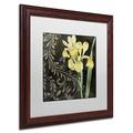 Trademark Fine Art 'Ode to Yellow II' by Color Bakery Framed Graphic Art Canvas | 16 H x 16 W x 0.5 D in | Wayfair ALI4135-W1616MF