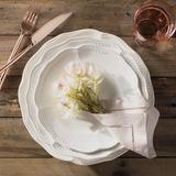 Tuscan Villa Red Vanilla 18 Piece Dinner Set Service for 6 Ceramic/Earthenware/Stoneware in White | Wayfair FE900-018