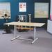 Latitude Run® Maciejewski Height Adjustable Training Table Metal in Red/White | 39 H x 48 W x 36 D in | Wayfair D955C82C89D64C98A98118D735A2E093