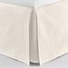 Peacock Alley Montauk Paneled 22" Bed Skirt Cotton in White | 75 D in | Wayfair MNT-5T PEA