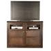 World Menagerie Didier Solid Wood TV Stand for TVs up to 60" Wood in Red | 40.75 H in | Wayfair WLDM8160 40130507