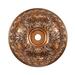 Elk Lighting Pennington Ceiling Medallion Plastic in White/Brown | 4 H x 36 W x 36 D in | Wayfair M1020AB