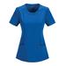 Cherokee Medical Uniforms Infinity-Round Neck Top (Size 3X) Royal Blue, Polyester,Spandex