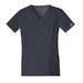 Cherokee Medical Uniforms Workwear Stretch Mock Wrap Top (Size 3X) Pewter, Cotton,Polyester,Spandex