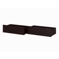 Charlton Home® Rasnick Underbed Storage Drawer Metal in Brown | 12 H x 40 W in | Wayfair FC086A3402C9499A91979B40A0F30F39