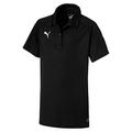 PUMA Damen Liga Sideline Polo W T-Shirt, Schwarz(Puma Black-Puma White), Gr. 38 (Herstellergröße:M)