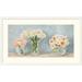 East Urban Home 'Fleurs Et Vases Aquamarine' Oil Painting Print in Gray | 28 H x 46 W x 1.5 D in | Wayfair URBR8505 41547241
