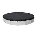 Pool Mate 3828-PM Black Mesh Winter Pool Cover for Round Above Ground Swimming Pools, 28-ft. Round Pool