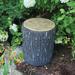 Millwood Pines Westman Faux Oak Stump Cover Statue Resin/Plastic in Brown | 18 H x 13.5 W x 13.5 D in | Wayfair 3B14830A359D44C2A885BBD992695F9D