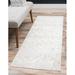 White 24 x 0.5 in Area Rug - Marilyn Monroe Glam Geometric White Silver Area Rug | 24 W x 0.5 D in | Wayfair 3142486