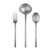 Mepra 3 Pcs Serving Set (Fork Spoon & Ladle) Due Stainless Steel in Gray | 3.7 W in | Wayfair 104522003