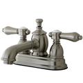 Kingston Brass Bel Air Centerset Bathroom Faucet w/ Drain Assembly, Ceramic in Gray | 2.63 H in | Wayfair KS7008BAL