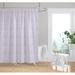 Ebern Designs Decarlo Floral Single Shower Curtain Polyester in Gray | 74 H x 71 W in | Wayfair 76B9F9B79CB74837BDAD32114BD09D15