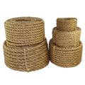 Twisted Manila Rope (5/8 inch) - SGT KNOTS - 3 Strand Natural Fiber Rope - Multipurpose Heavy Duty Utility Cord - Moisture and Weather Resistant - Commercial Industrial Outdoor Home Decor (10 feet)