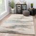 Brown/Green 60 x 0.67 in Area Rug - Ivy Bronx Fairlop Abstract Handmade Tufted Area Rug Viscose/Wool | 60 W x 0.67 D in | Wayfair