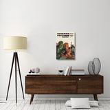 East Urban Home 'Science Fiction Quarterly Diabolical Scheming' Graphic Art Print on Canvas in Green/White | 30 H x 20 W x 1.5 D in | Wayfair