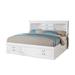 Canora Grey Holmwood Queen Storage Standard Bed Wood in White | 48 H x 61 W x 82 D in | Wayfair 4FE85E1F36304B508D0A5A13E555178B