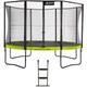 Trampoline de jardin 365 cm + filet de sécurité + échelle punchi Vert 360 - Vert - Kangui