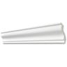 Saarpor - decosa Moulure S100 (Sylvia) - polystyrène - blanc - 70 x 70 mm - long. 2 m - blanc