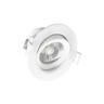 Spot led Orientable carat Orientable - 7W Miidex Lighting® blanc-chaud-3000k - blanc