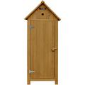 Habitat Et Jardin - Armoire de jardin Cabanon - 77 x 54.5 x 179 cm - Marron