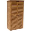 Armoire de jardin Space - 87 x 46.5 x 160 cm - Marron