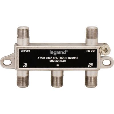 On-Q VM2204V1 4-Way MoCA Horizontal Splitter