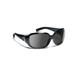 7 Eye Air Dam Sunglasses Mistral Sharp View Gray Polarized PC Lens Glossy Black Frame S-M Women 580553