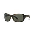 Ray-Ban Sunglasses RB4068 894/58-60 - Matte Havana Frame Polar Green Lenses