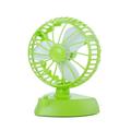 USB Desk Fan Small Table Desktop Personal Fans for Office Table Room Bed Tentï¼ˆBrushless Double Motor Double Blades Super Silent Up and Down 30Â° Adjustable Angle 2 Speed Modes 1.2M Cable Green