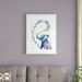 East Urban Home 'Veris' Graphic Art Paper/Metal in Blue/Pink/White | 32 H x 24 W in | Wayfair ESRB7040 34656968